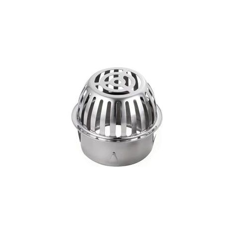 Siphon Sol Amovible Anti Blocage, Siphon Sol Convexe en Acier Inoxydable, Siphon Sol Anti Blocage Jardin, Convient pour Les Drains Anti Blocage des Balcons, Salles Bains, Cours Extérieures, Etc (1/5)