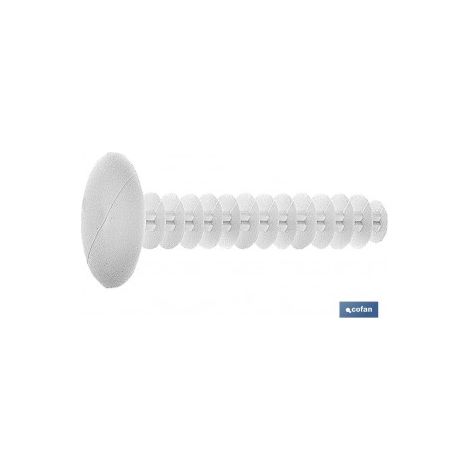 Pack mit 100 Lochstopfen 14x70 mm aus Nylon