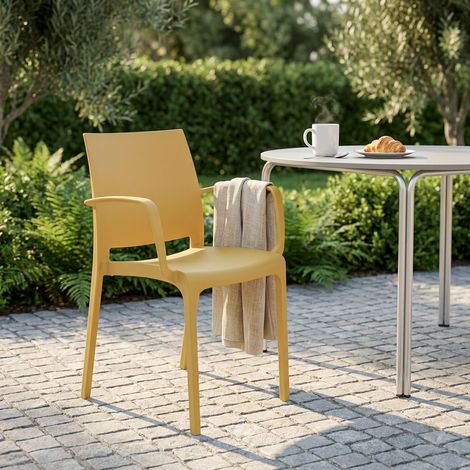 VOLGA - poltrona da giardino in plastica (1/2)