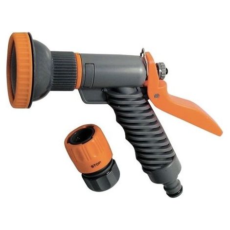 Lancia a Pistola Con raccordo Acquastop Papillon Cf. In Blister (1/2)