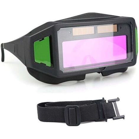 Lunettes de Soudure, Masque de Soudeur Automatique, Auto-assombrissantes Solaires Lentilles TIG MIG Lunettes Soudeur pour Protection des Yeux (1/4)