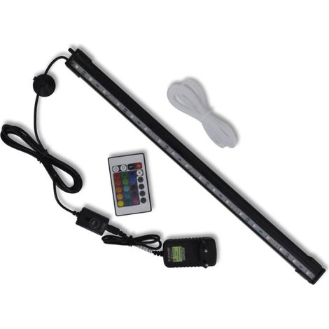 Lampe d'aquarium avec LED RGB et bulles 48 cm (1/5)