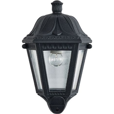 Applique murale extérieure Lanterne en résine style rustique classique avec pour terrasse porte jardin (1/5)