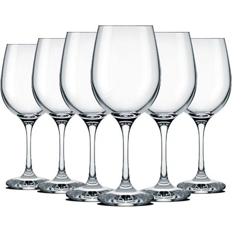 Verre à liqueur - JUANIO - Lot de 12 - 38,5 cl - Verre transparent - Design élégant (1/2)