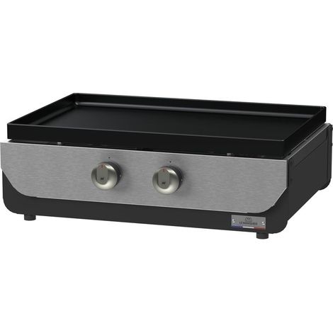 Le Marquier Plancha Original a Gas 260 Acciaio Duo Nero - Barbecue a piastra