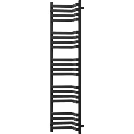 Mexen Loop radiatore bagno 1600 x 375 mm, 837 W, nero - W129-1600-350-00-70 (1/3)