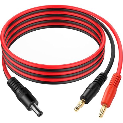 Câble banane femelle DC5521 jusqu'à 4 mm 3FT/1 m 5,5 mm 54 mm 54 V -24 V – Câble de connexion (1/5)