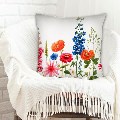 Housse de coussin 45x45 cm en polyester durable pour Noël, anniversaire, ou toute occasion