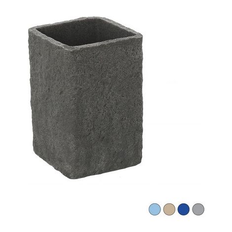PORTA SPAZZOLINO SABBIA Misura: Grigio 7x7xH.10,8 cm