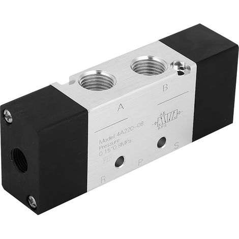 Vanne pneumatique 5 voies 2 positions 4A220-08 de haute qualité, entrée/sortie PT1/4 po (1/5)
