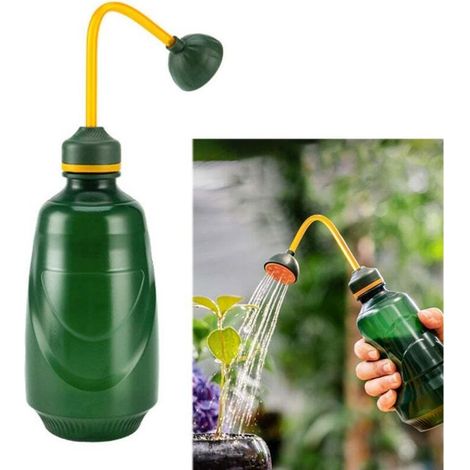 Annaffiatoio piccolo per piantine, annaffiatoio piccolo per piccole piante, talee, fiori, piantine, spruzzo delicato, irrigazione delicata delle piantine, 0,45 L