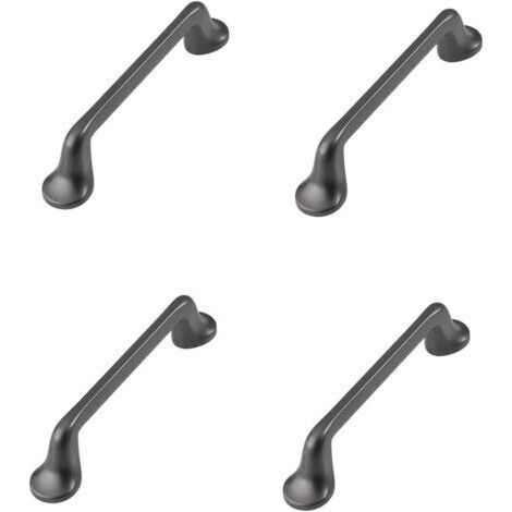 Quattro maniglie per mobili in lega di zinco con diametro del foro di 96 mm, adatte per ante, cassetti e armadietti di mobili da cucina. (1/4)