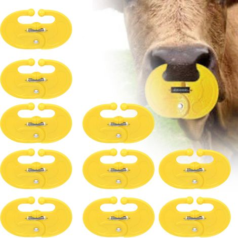 10PCS/Vente de dispositifs de sevrage pour veaux, d'aides au sevrage des veaux, d'attelles pour vaches laitières et d'autres produits vétérinaires. (1/5)
