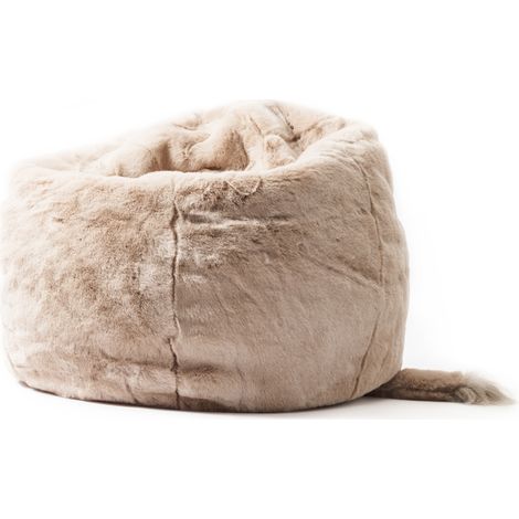 Pouf en peluche Éléphant George avec remplissage (1/4)