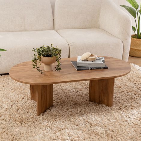Tavolino da caffè design ovale 120 cm RAAV