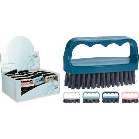 EXCELLENT cepillo multiusos 9,5x4x5,8 cm surtido , Cepillo multiusos 9,5 x 4 x 5,8 cm surtido, un accesorio de limpieza compacto y práctico diseñado para tareas domésticas diarias