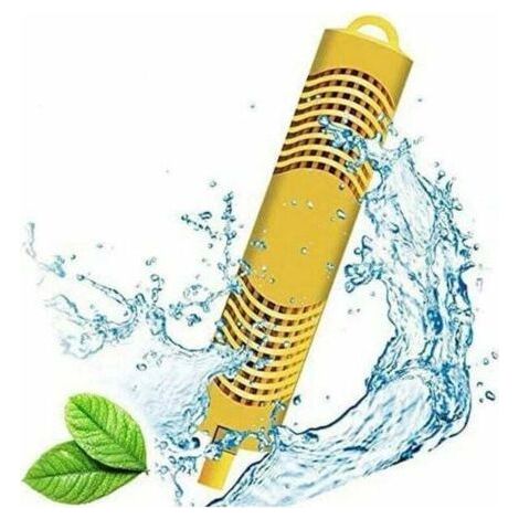 Spa Filter Lasts 4 Months Mineral Cartridge Pool Filter Cartridges for Spa and Jacuzzi Pool and Spa Filter Cartridge Spa Cartridge Stick Pool Filter, 1 Pcs Yellow (1/4)