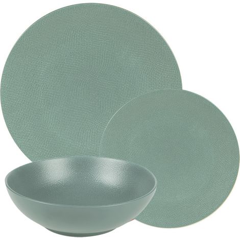 Table Passion - Service d'assiettes Vésuvio bleu 18 pièces