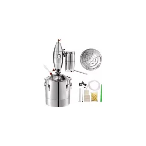 SIHAO 30L Alkoholdestillationsmaschine Bierbrauausrüstung DIY Wein Mondgerät Distributor Kit Haushaltsgerät (1/5)