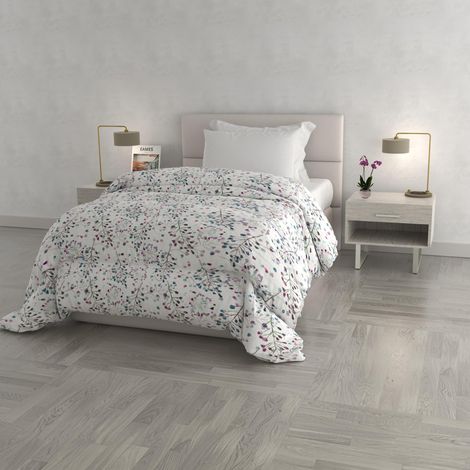 Couette d'hiver, rembourrée et imprimée, Flor, 170x260cm (1/4)