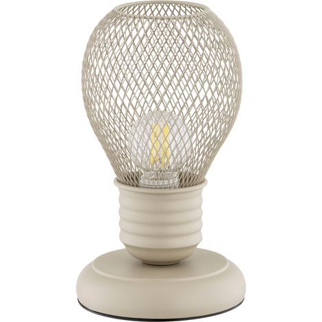Lampe de chevet enfant beige ampoule E14 10W Alfa PIKOLO (1/2)