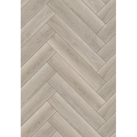 Mexen Wilson panneaux en vinyle chevrons 570 x 95 mm LVT Dryback 2,5 mm, sous-couche PVC, 4 V-Joint, Chêne - F1475-0570-095-255 (1/2)