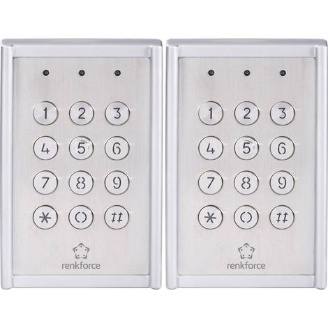 Renkforce Serratura con codice Da parete IP65 con tastiera illuminata (1/2)