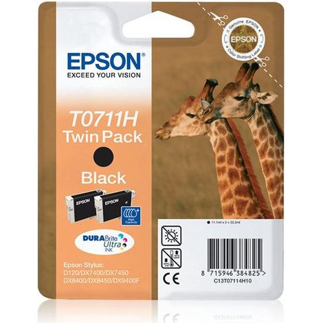 Epson Giraffe T0711H Druckerpatrone 1 Stück(e) Original Schwarz