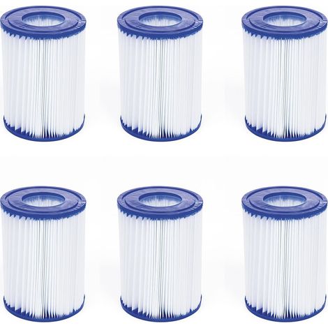 Bestway 58094-S03 Cartuccia filtrante tipo II, 6 pezzi
