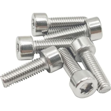 6Pcs T25 M5-0.8x16mm boulon torx vis cannelée pour Stihl FS55 FS110 FS130 FS160 FS180 FS200 FS220 FS240 FS250 Replaces 9022 341 0980 (1/5)