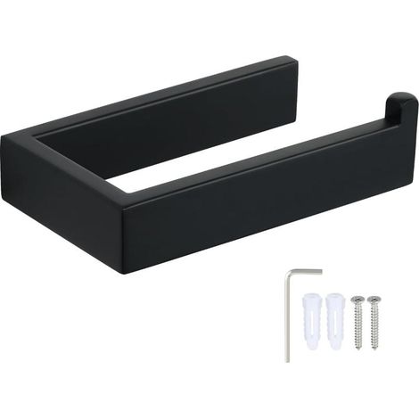 Toilettenpapierhalter Wand aus Metall, Spenderhalter, Befestigung Badezimmer und WC, modernes robustes Design (1/5)