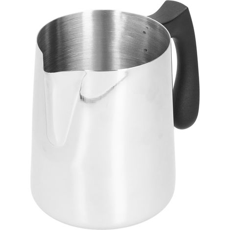 Milchaufschäumkännchen aus Edelstahl, Kaffeedampfkännchen, Latte-Art-Kanne für Kaffeeliebhaber, 900 ml (1/5)