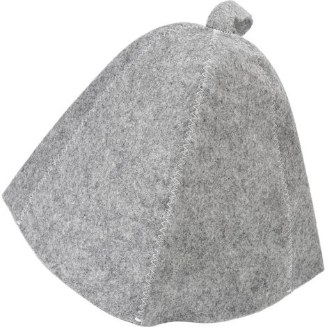 Bonnet de sauna avec protection de la tête, absorption d'eau et circulation d'air, petit anneau. (1/5)