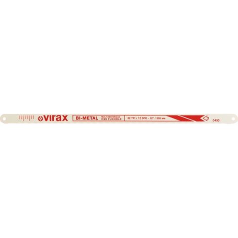 Virax – Lame de scie à métaux 300 mm – 360 dents – Acier inoxydable HSS – Coupe nette sans éclat (1/6)