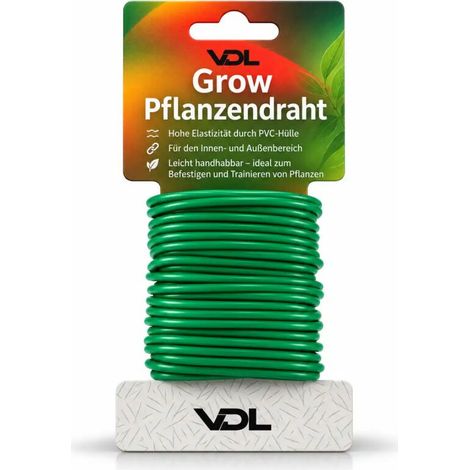 Pflanzendraht Grün 3,5 mm x 5 Meter – Pflanzen Biegedraht