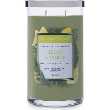 Vela aromática - Cedro y cítricos (1/2)