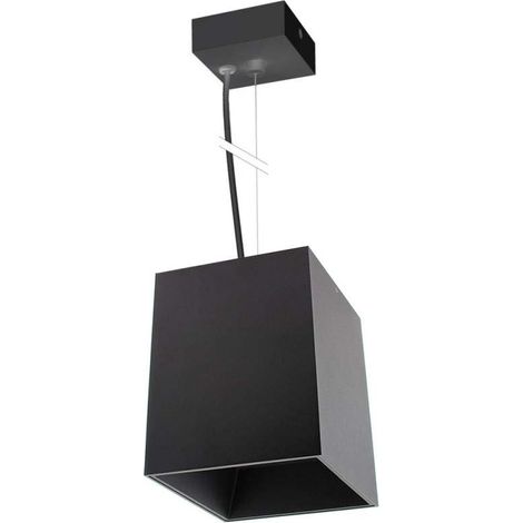 PROLUX Suspend Housing Square 135, lámpara de techo negra