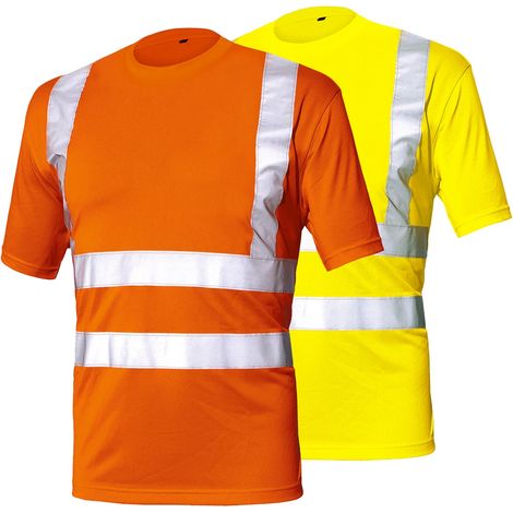 Camiseta de trabajo Industrial Starter High Visibility Basic AV 08183 - S - Giallo