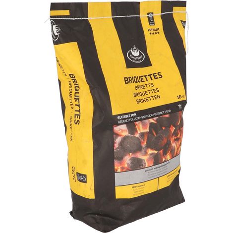 Fancy Flames Briquettes de bois combustion 2 heures 10 kg naturel (1/5)