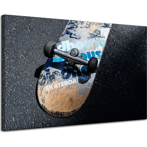 Leinwanddruck Jugend-Skateboard 120x80 cm