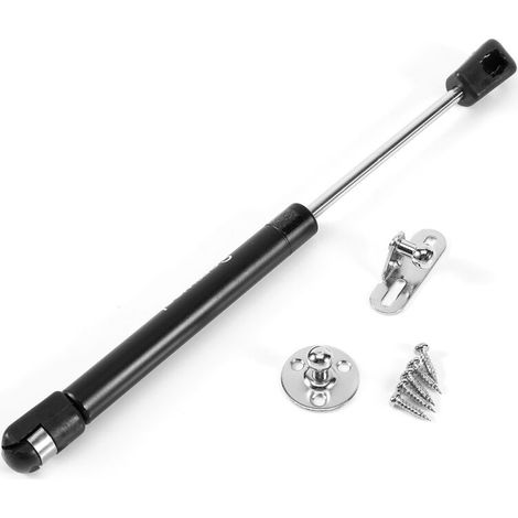Vérin pneumatique de porte, support à gaz hydraulique pour charnière de placard de cuisine, noir (1/5)