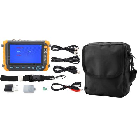 5-Megapixel-4-in-1-Sicherheitskameratester, 5-Zoll-Bildschirm, 220-V-EU-Stecker (1/5)