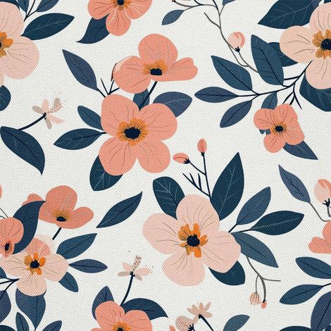Tela decorativa para exteriores Oxford - Motivo floral I DX5428 (1/5)