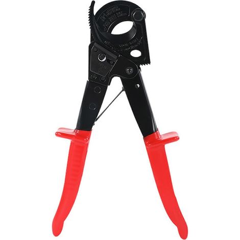 Pince coupante à cliquet professionnelle réglable HS-325a 240 mm² - Outil manuel robuste pour couper les câbles en cuivre et en aluminium