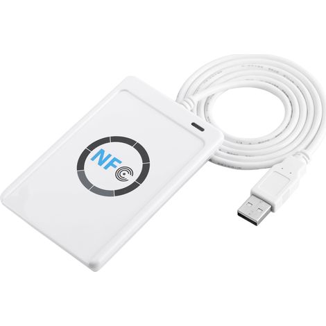 NFC-RFID-Lesegerät/Schreiber ACR122U ISO 14443A/b, kostenlose Software, weiß (1/4)