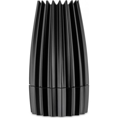 Alessi WAL03 B Grind Moulin à Sel Design Fonte d'Aluminium Noir