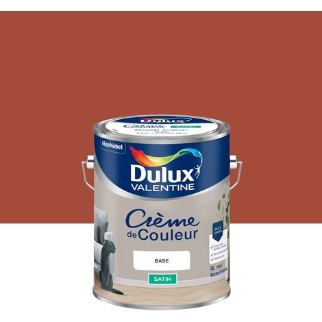 Peinture Crème De Couleur Satin Tomette 5L - Dulux Valentine