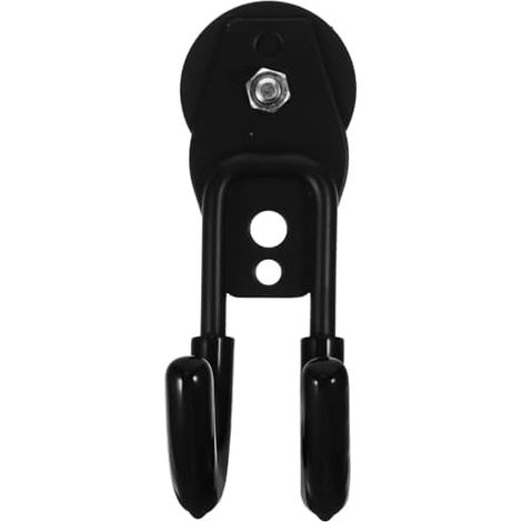 Crochet Magnétique Noir U 158G pour Garage et Atelier Organiseur Utilitaire Robuste Revêtement Antidérapant Support d'Outils Polyvalent Rangement Mural sans Perçage - (1/5)