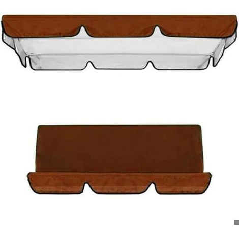 Kit de rechange pour balancelle 3 places avec toit et coussin d'assise réglables, pour balancelle de jardin (1/3)