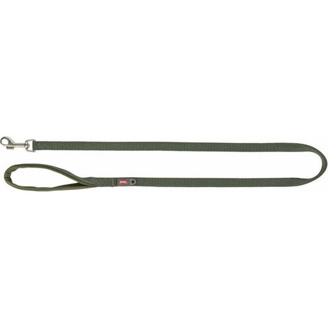 Correa para Perro Trixie Premium Verde Oliva 1 m M/L (1/2)